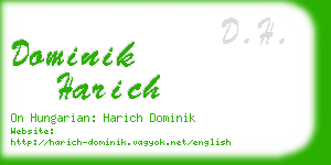 dominik harich business card